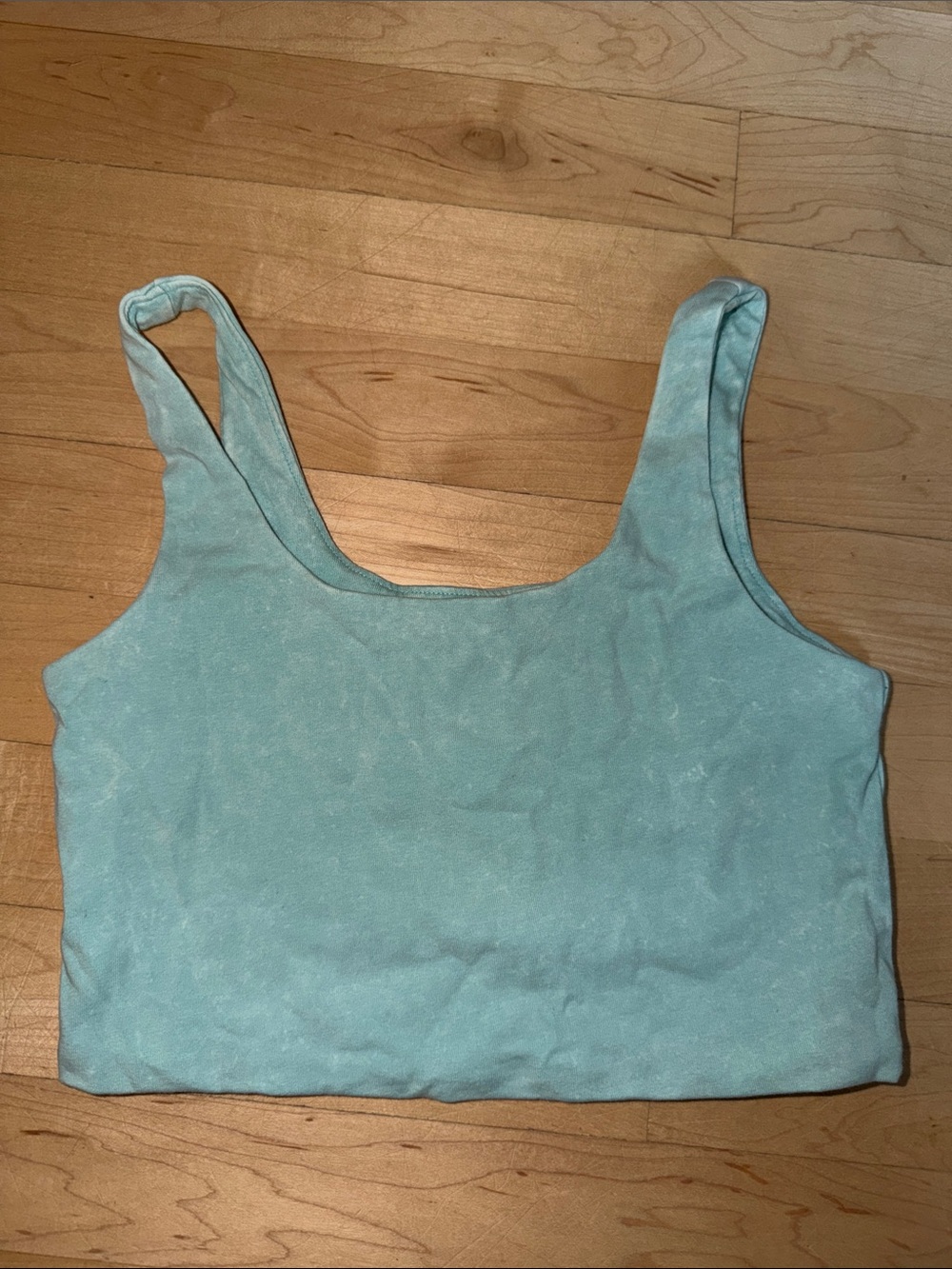 art class Mint Blue Cropped Tank Top